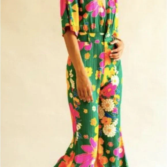 Floral Multicolor Jumpsuit Lenni the Lable - Picture 3 of 6